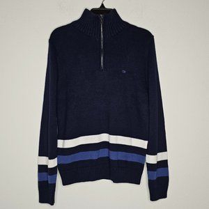 NWT Calvin Klein Boy's Blue/1/4 Zip Sweater Size M(10-12)